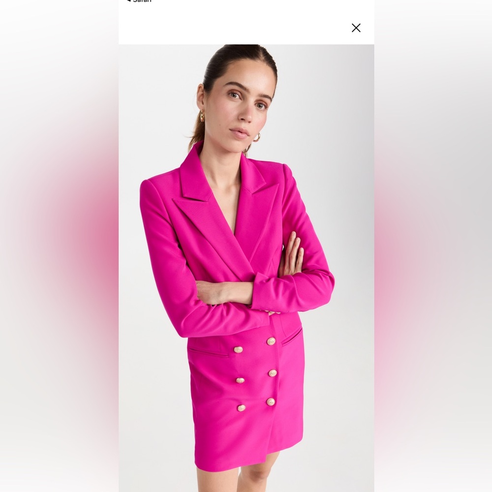 Generation Love NWT mini blazer pink dress size small